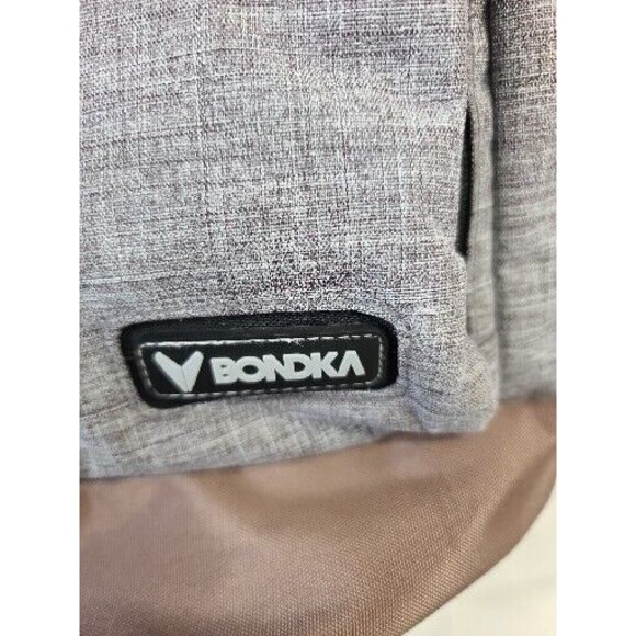 Bondka Padded Divided Insert backpack Gray & Black VGC - Picture 12 of 12